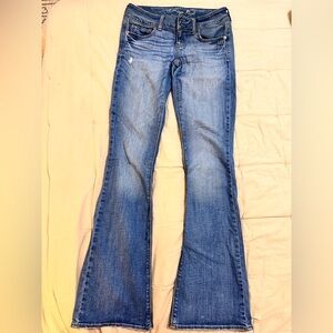 American Eagle Outfitters Blue Flare Jeans